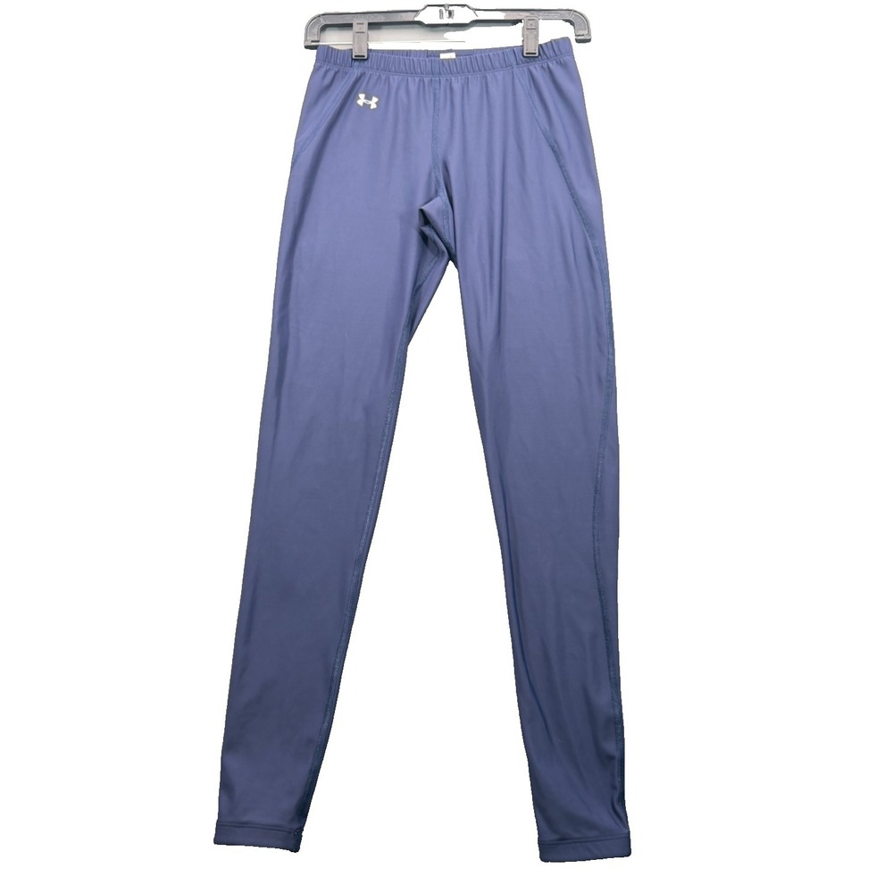 Under Armour Women's Medium Slate Blue Performance Leggings Compression - M